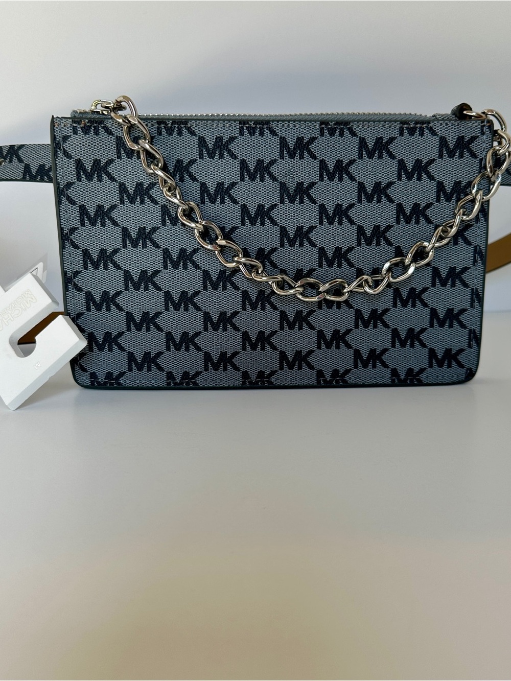 Michael Kors Pull Chain Belt Bag Faux Leather